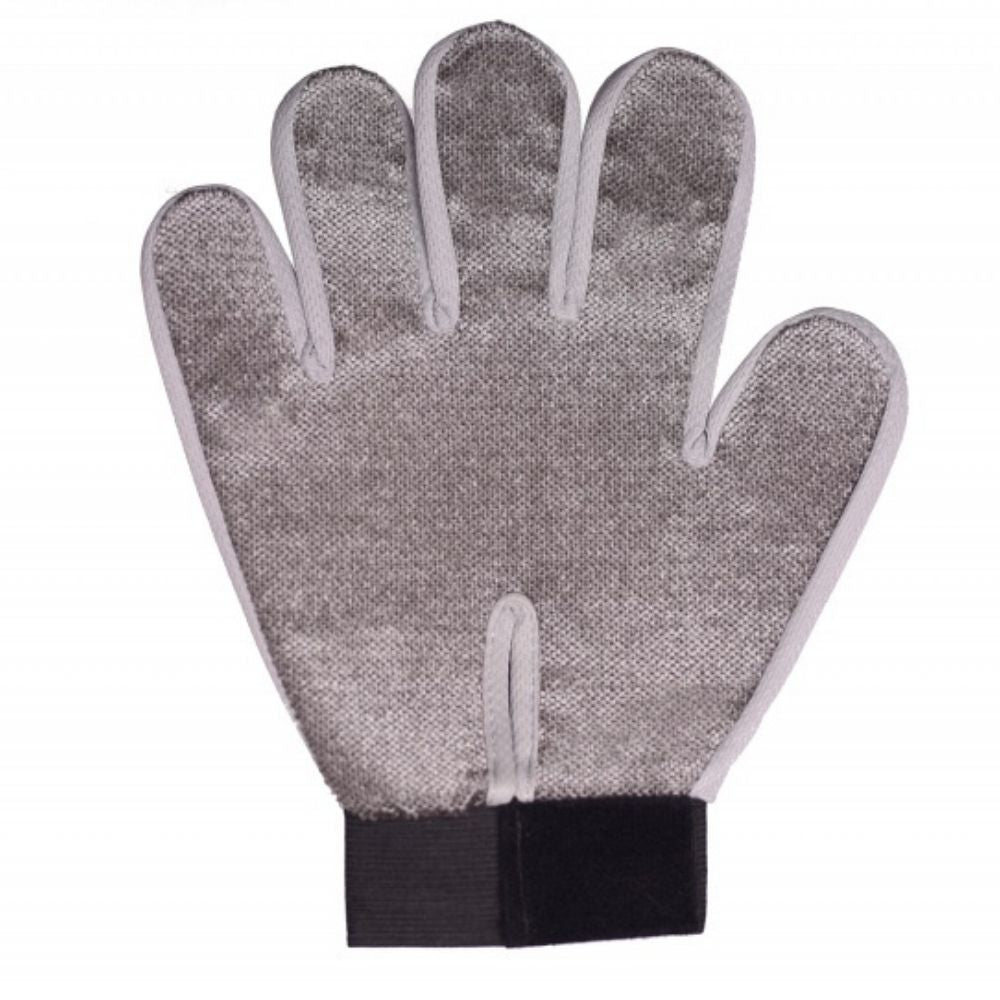 Oboustranná rukavice na vyčesávání srsti – levá ruka