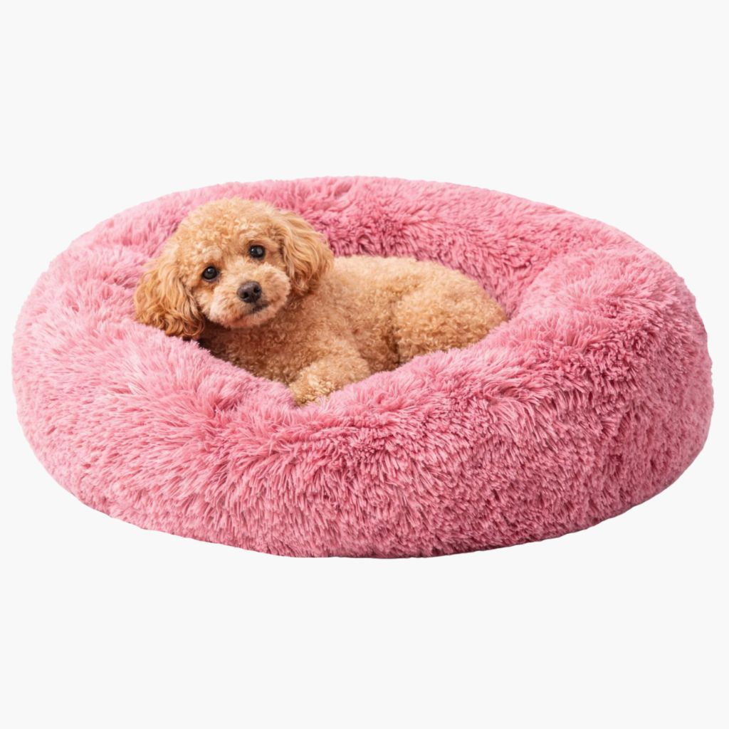 Plyšový Pelíšek pro psy Premium - Růžový
