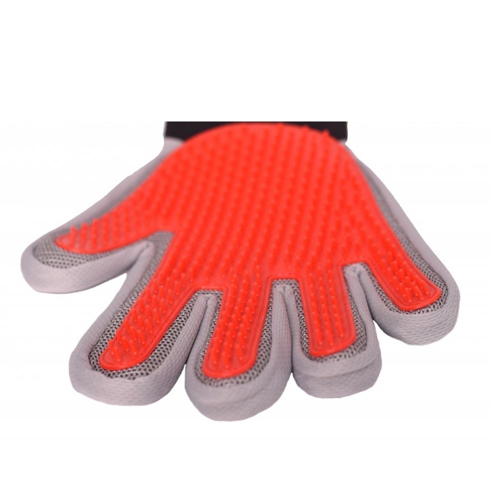 Oboustranná rukavice na vyčesávání srsti – pravá ruka
