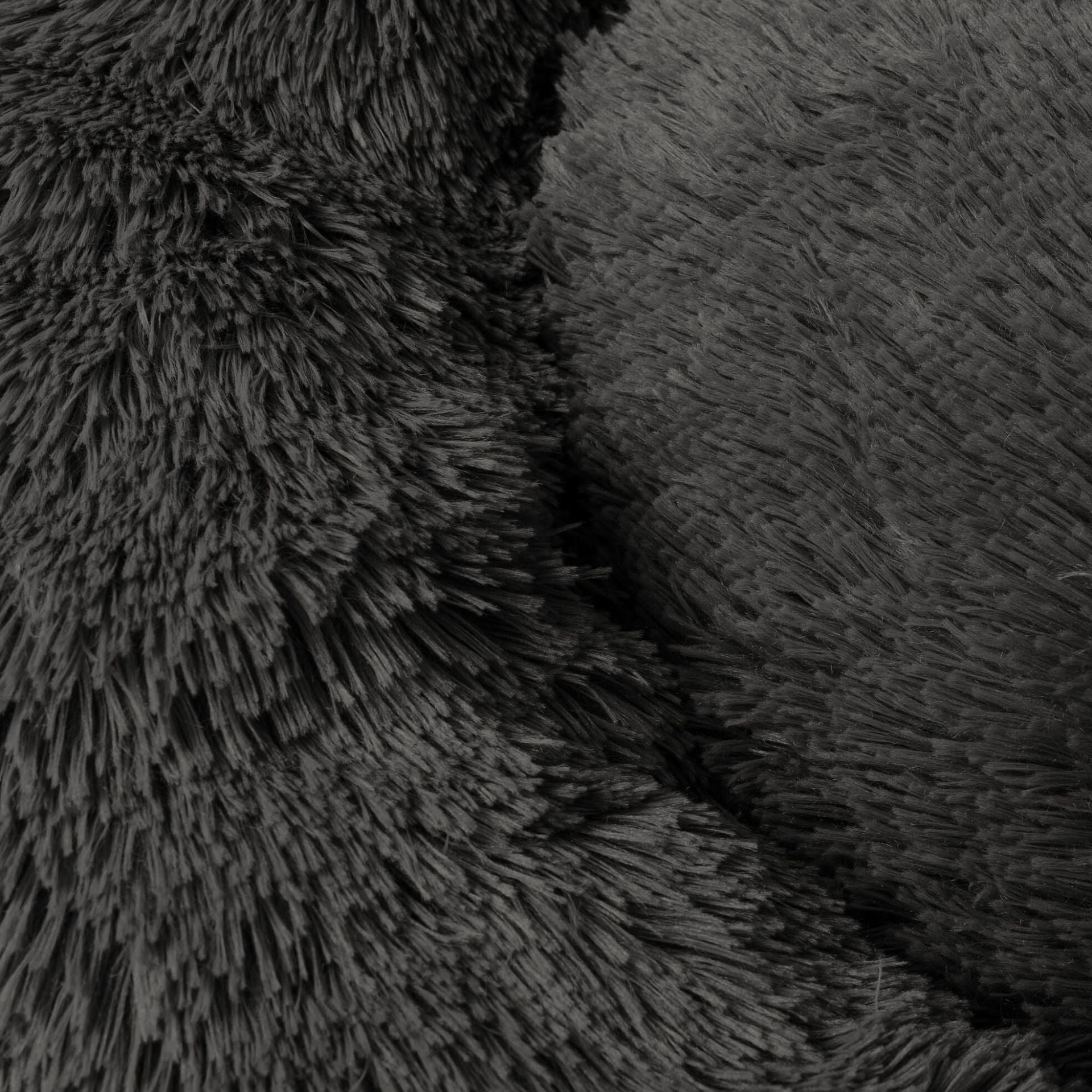 Plyšový Pelíšek pro psy Premium - Černý