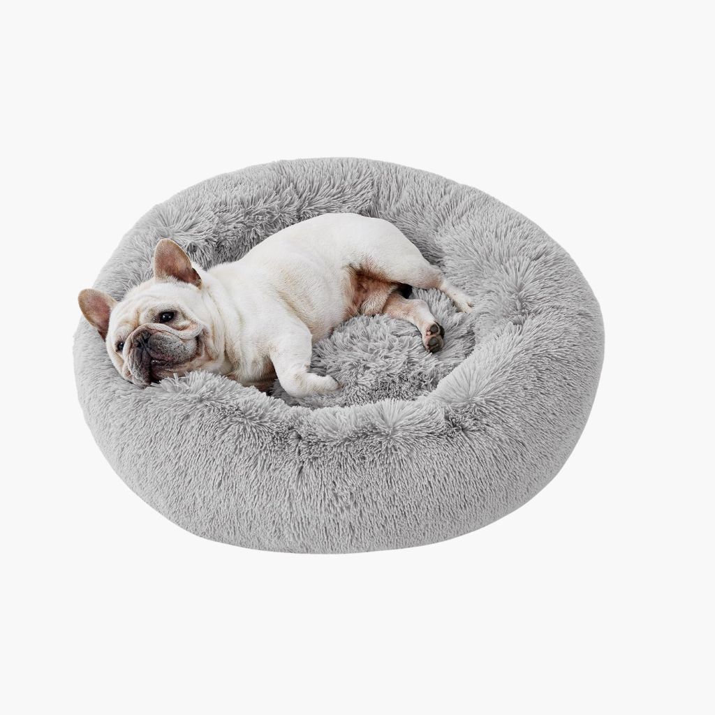 Plyšový Pelíšek pro psy Premium – Šedý