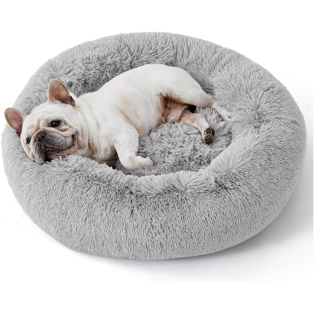 Plyšový Pelíšek pro psy Premium – Šedý