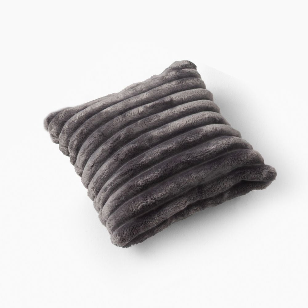 Grafitový manšestrový polštář pro psí pelíšek