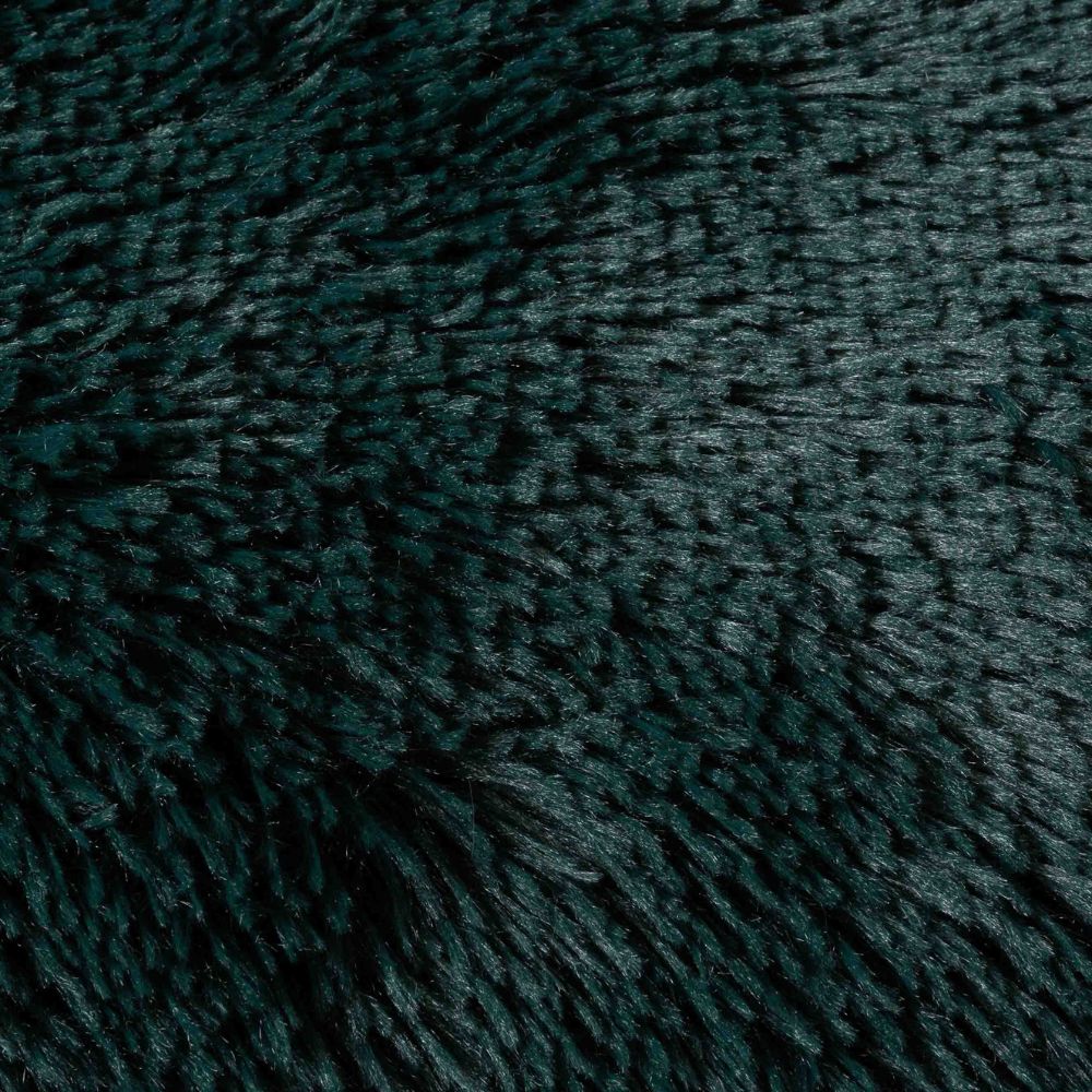 Detail zeleného plyše pelíšku OBLÁČEK
