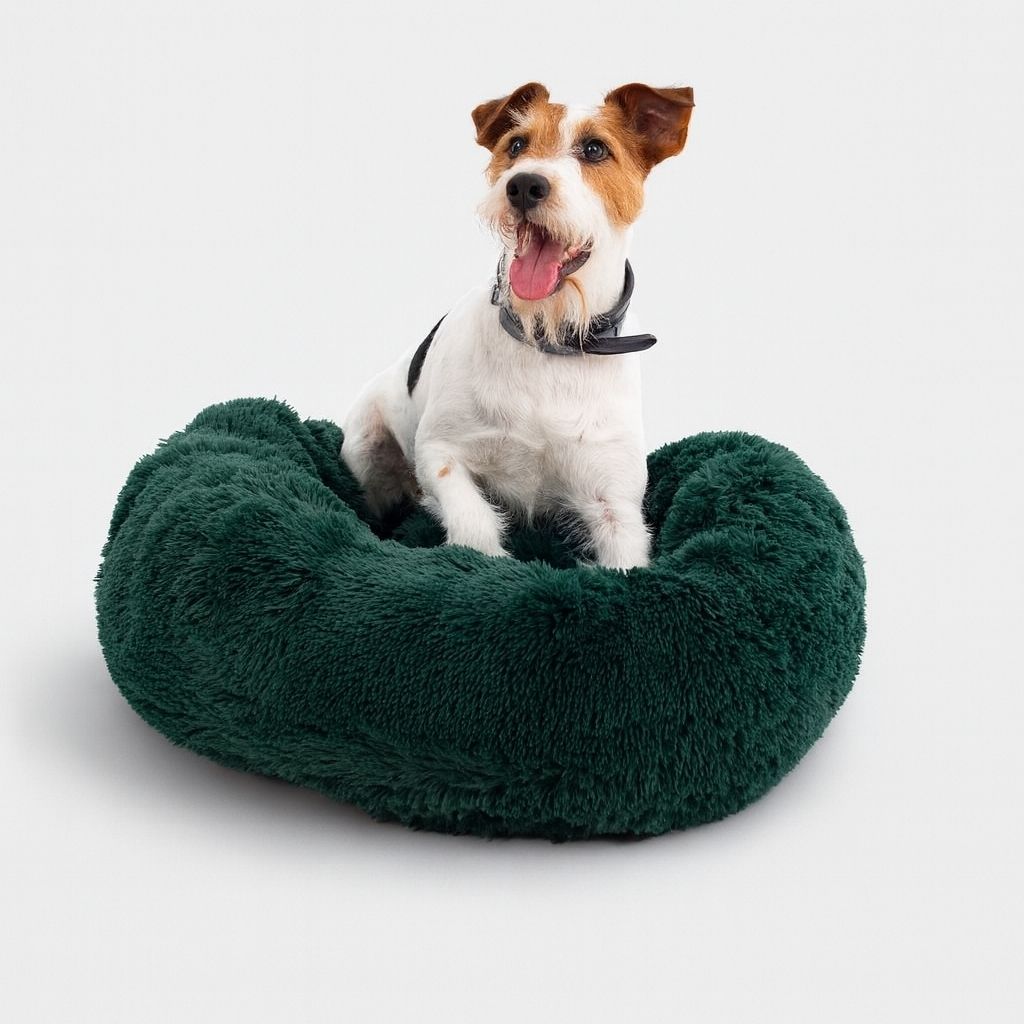 Plyšový Pelíšek pro psy Premium – Zelený