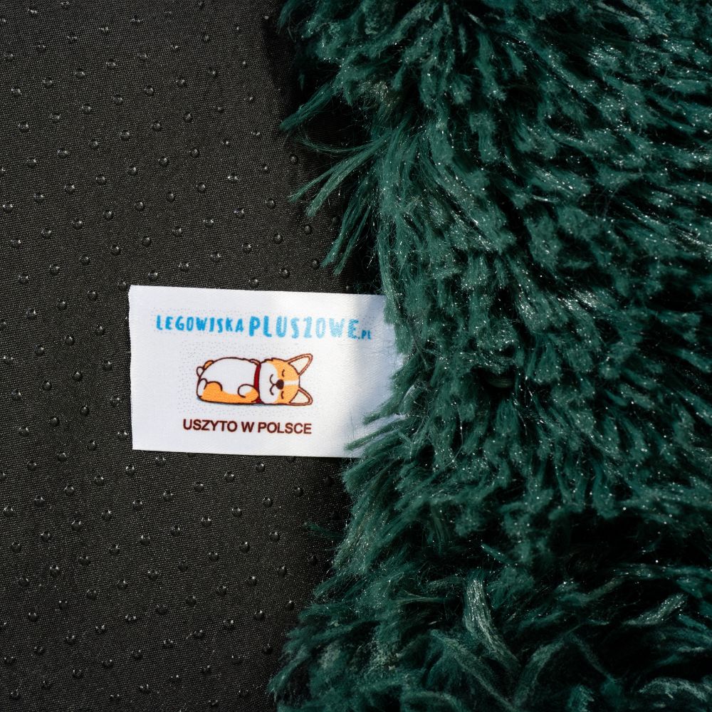 Plyšový Pelíšek pro psy Premium – Zelený