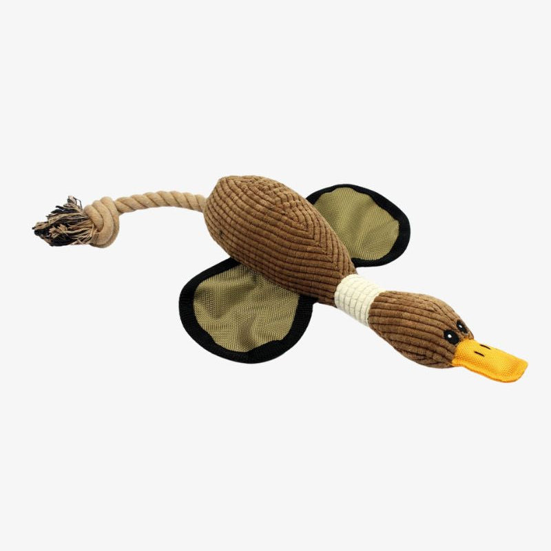 Plyšová hračka pro psa – kačka, měkká a bezpečná