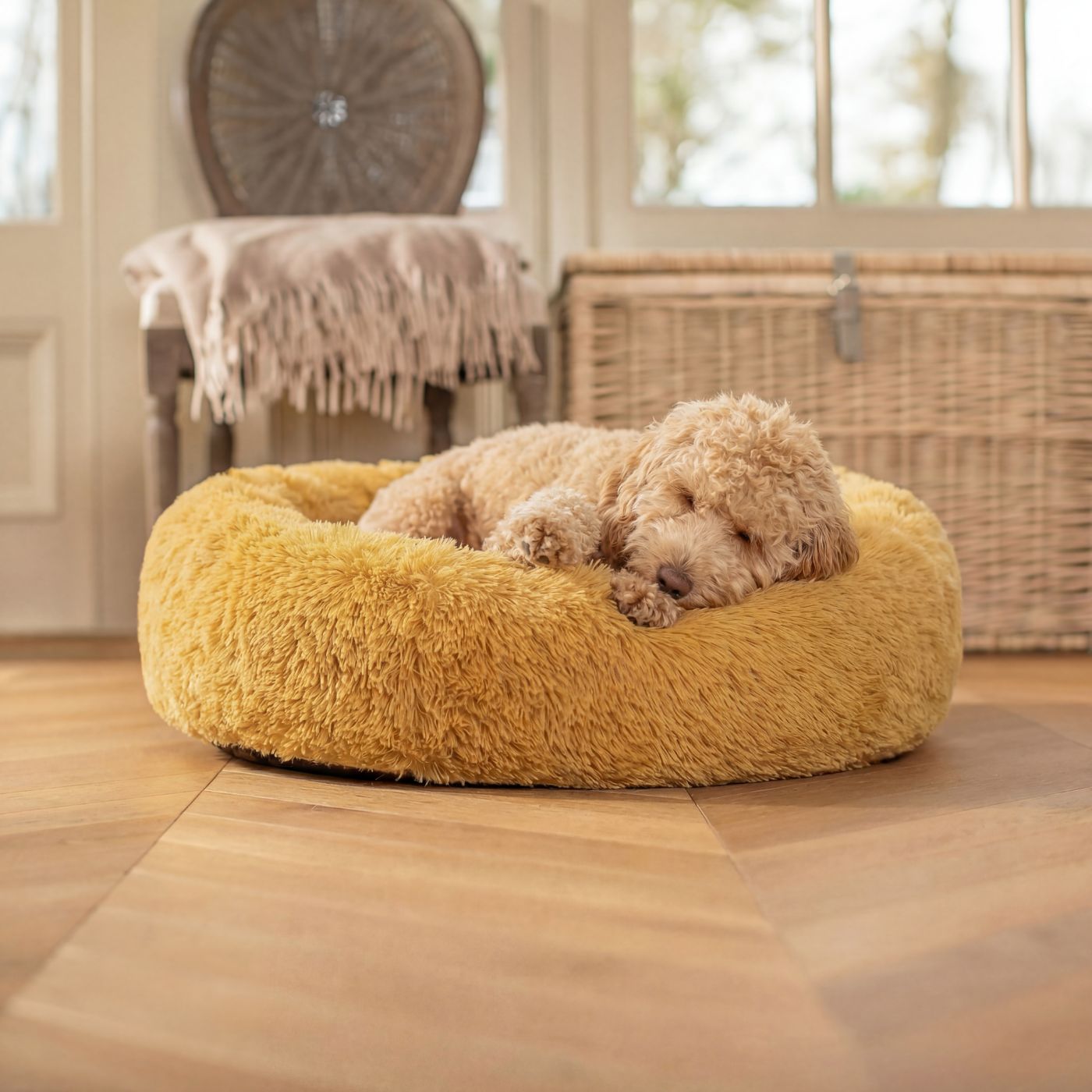 Pelíšek pro psa OBLÁČEK PREMIUM Medový