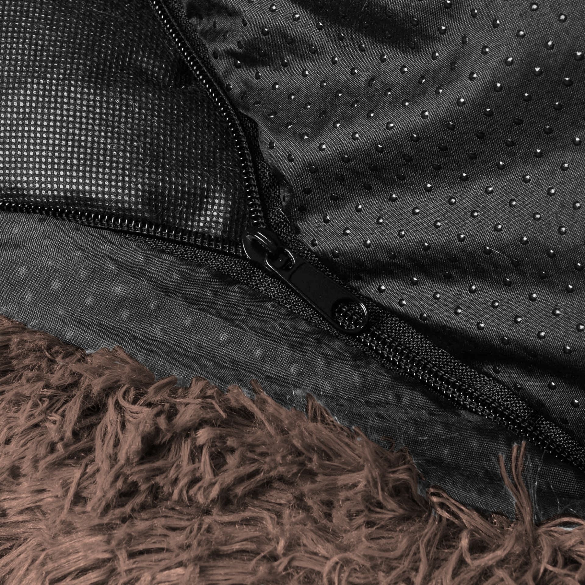 Plyšový Pelíšek pro psy Premium – Hnědý